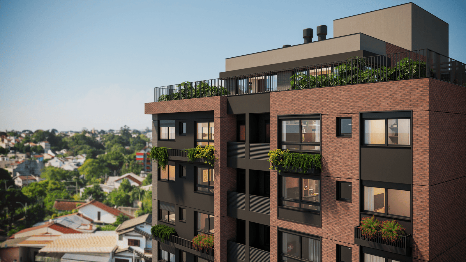 Vivid Terrace Mocellin no Jardim Planalto em Porto Alegre